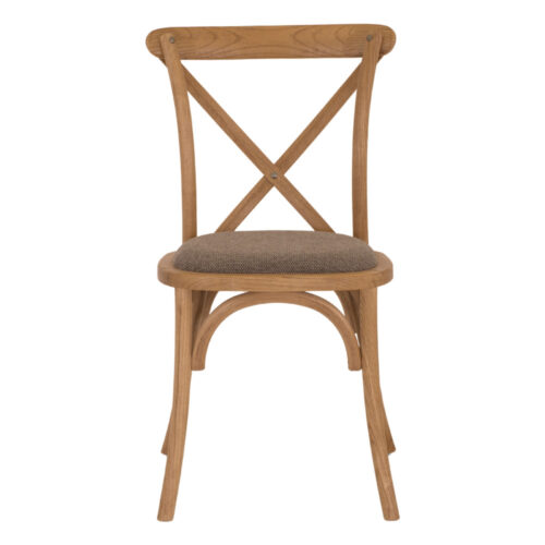 SILLA DE MADERA TAPIZADA LOTUS