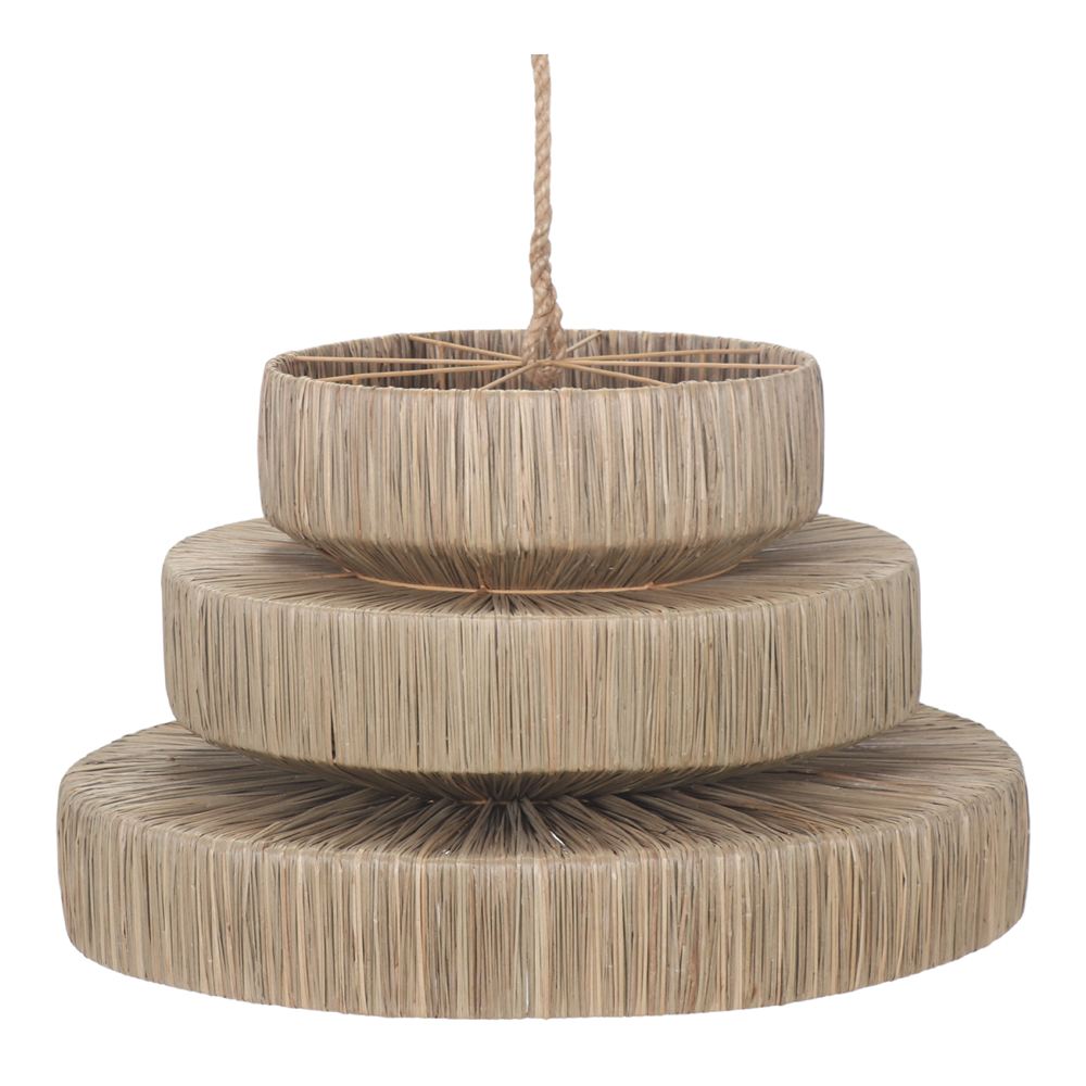 PANTALLA LÁMPARA DE RATÁN SABATES estilo Mediterráneo. 3