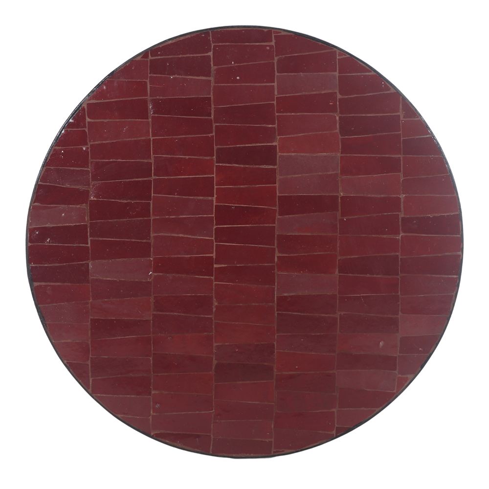 TAPA DE CERÁMICA Y METAL NADOR estilo Mediterráneo redonda