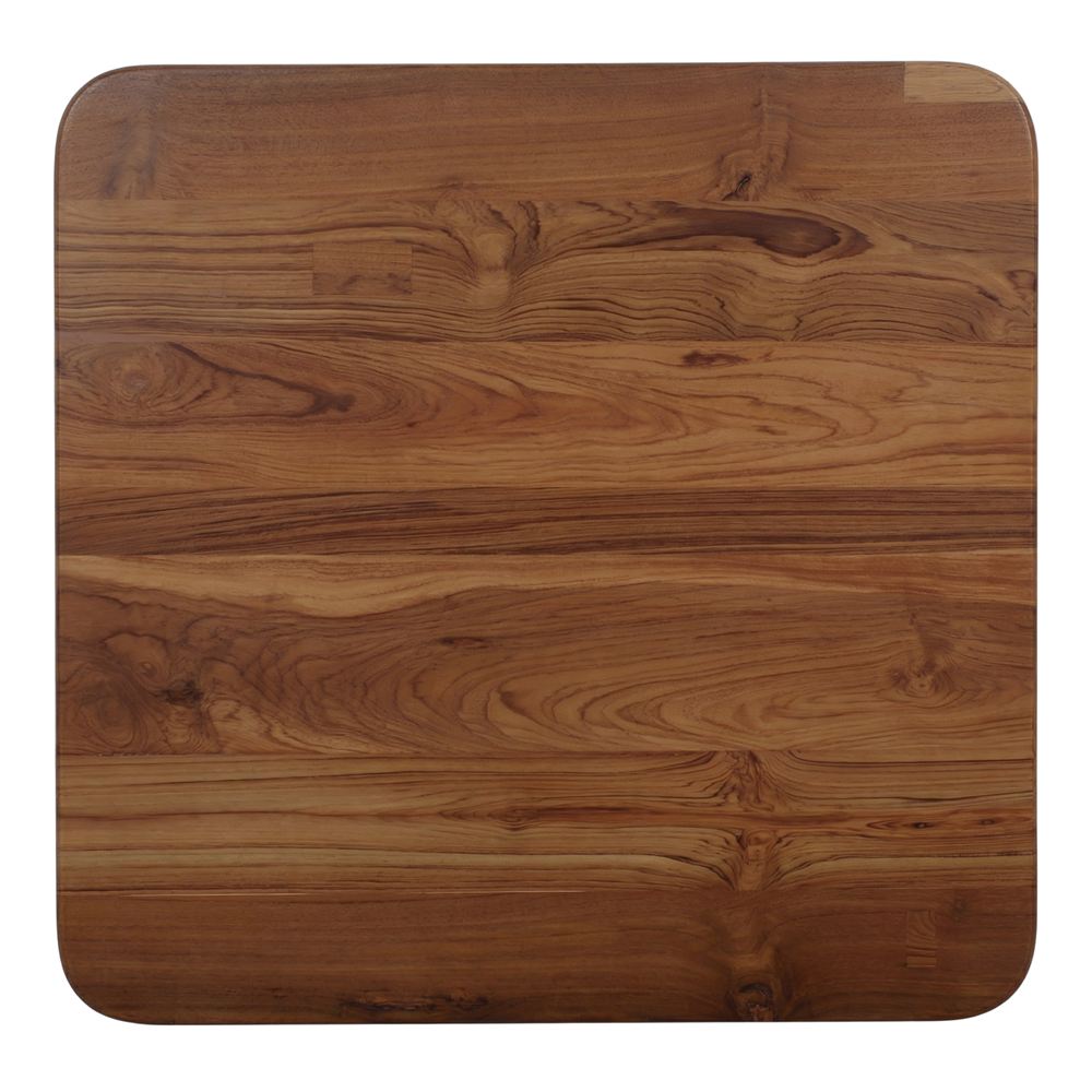 TAPA DE MADERA DE TEKA NEXO con bordes redondeados