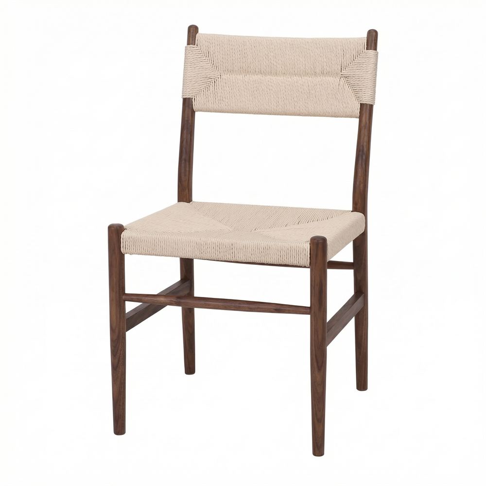 SILLA DE MADERA YANIRA NOGAL estilo Mediterráneo