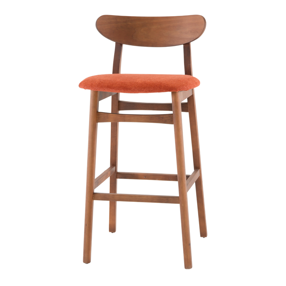 TABURETE ALTO DE MADERA MULINES estilo Nórdico