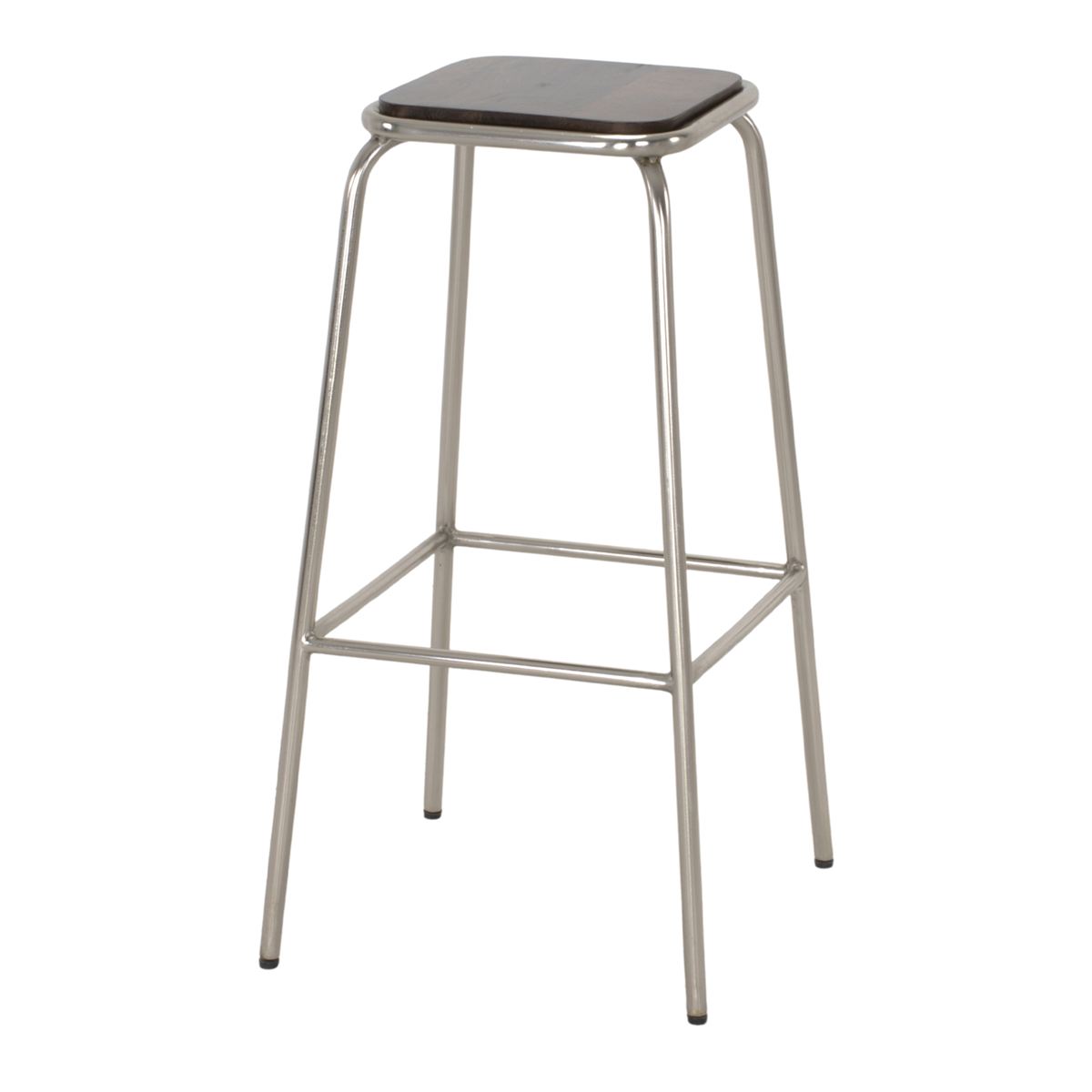 misterwils-taburete-metal-madera-SKALA 2 BANCO ALTO EM METAL E MADEIRA SKALA - Image 1